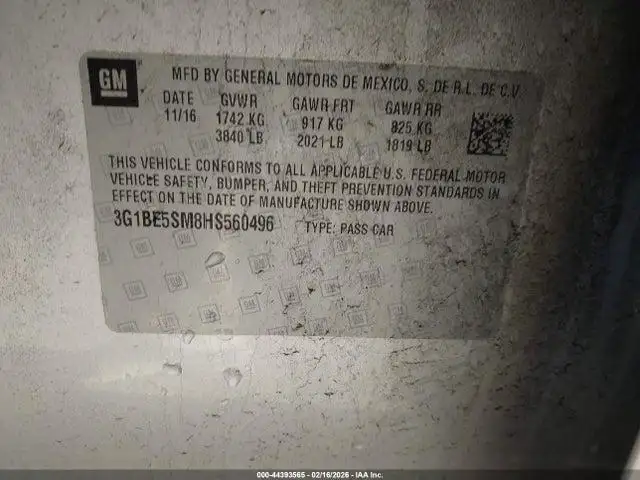 Photo of 2017 Chevrolet Cruze