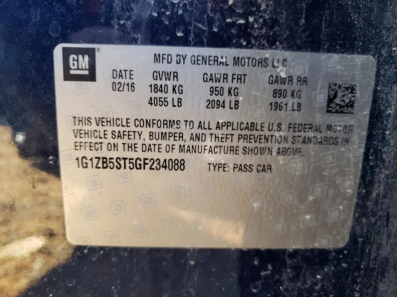 Photo of 2016 Chevrolet Malibu
