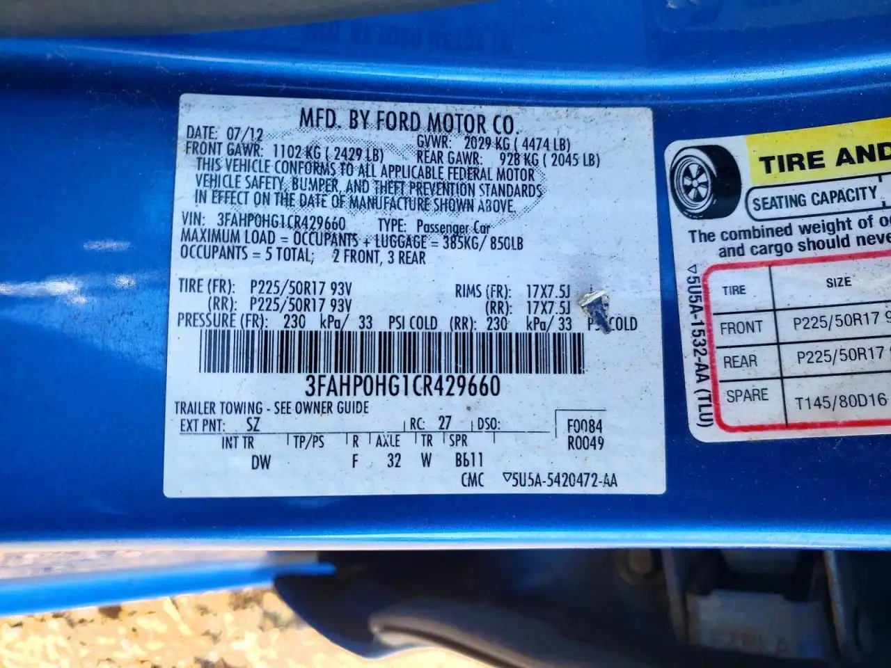 Photo of 2012 Ford Fusion