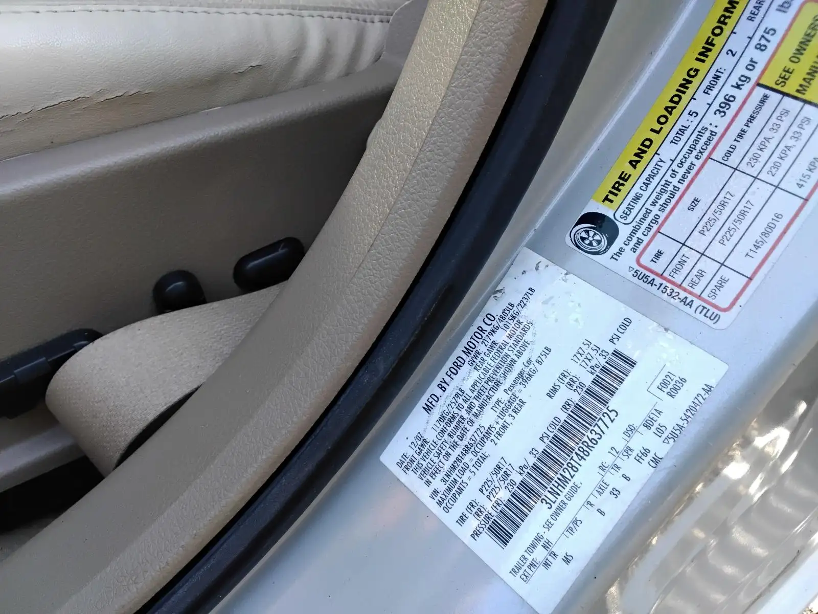 Photo of 2008 Lincoln Mkz