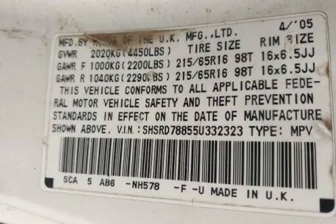 Photo of 2005 Honda Cr-V