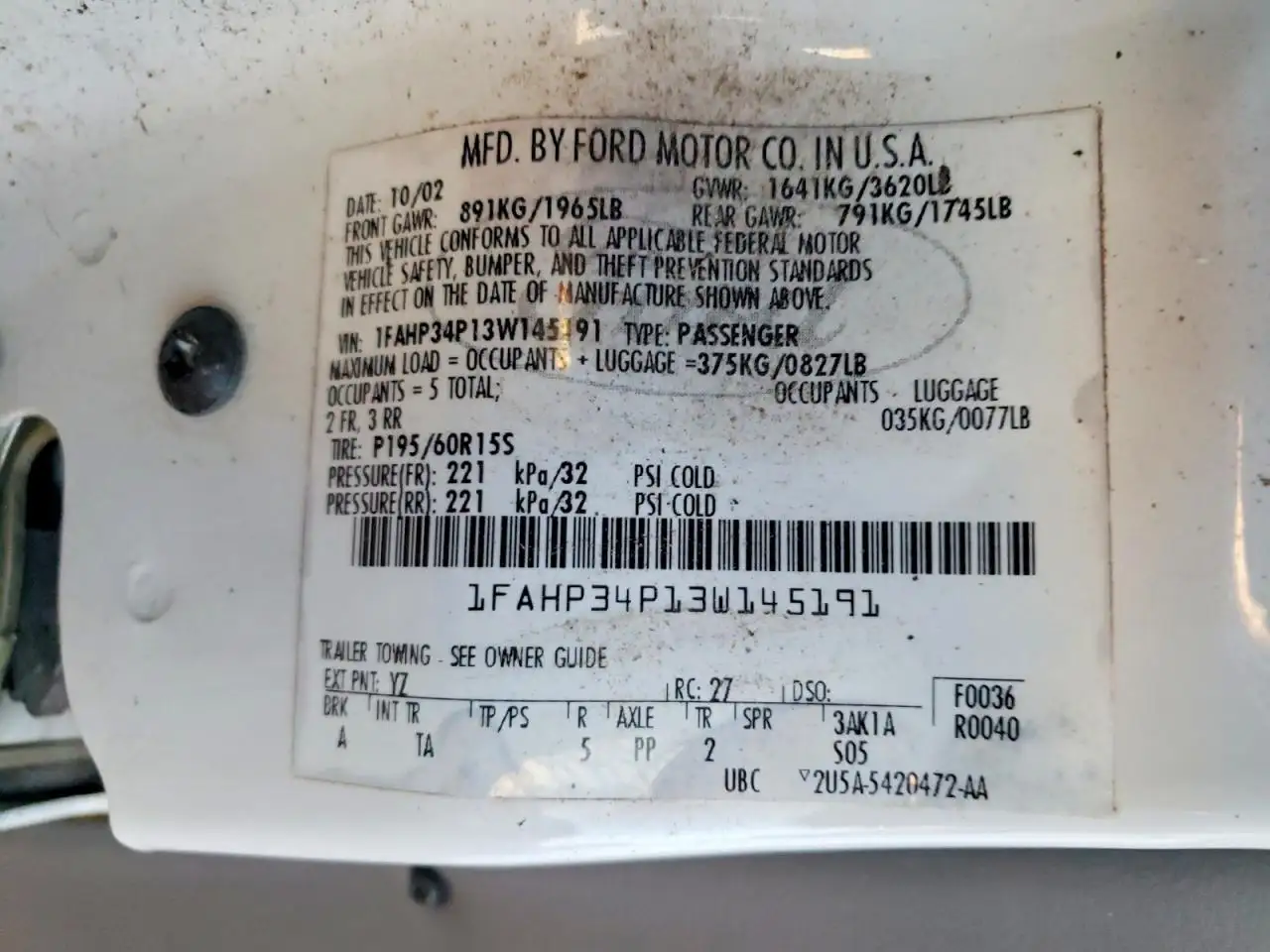 Photo of 2003 Ford Focus