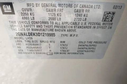 Photo of 2013 Chevrolet Equinox