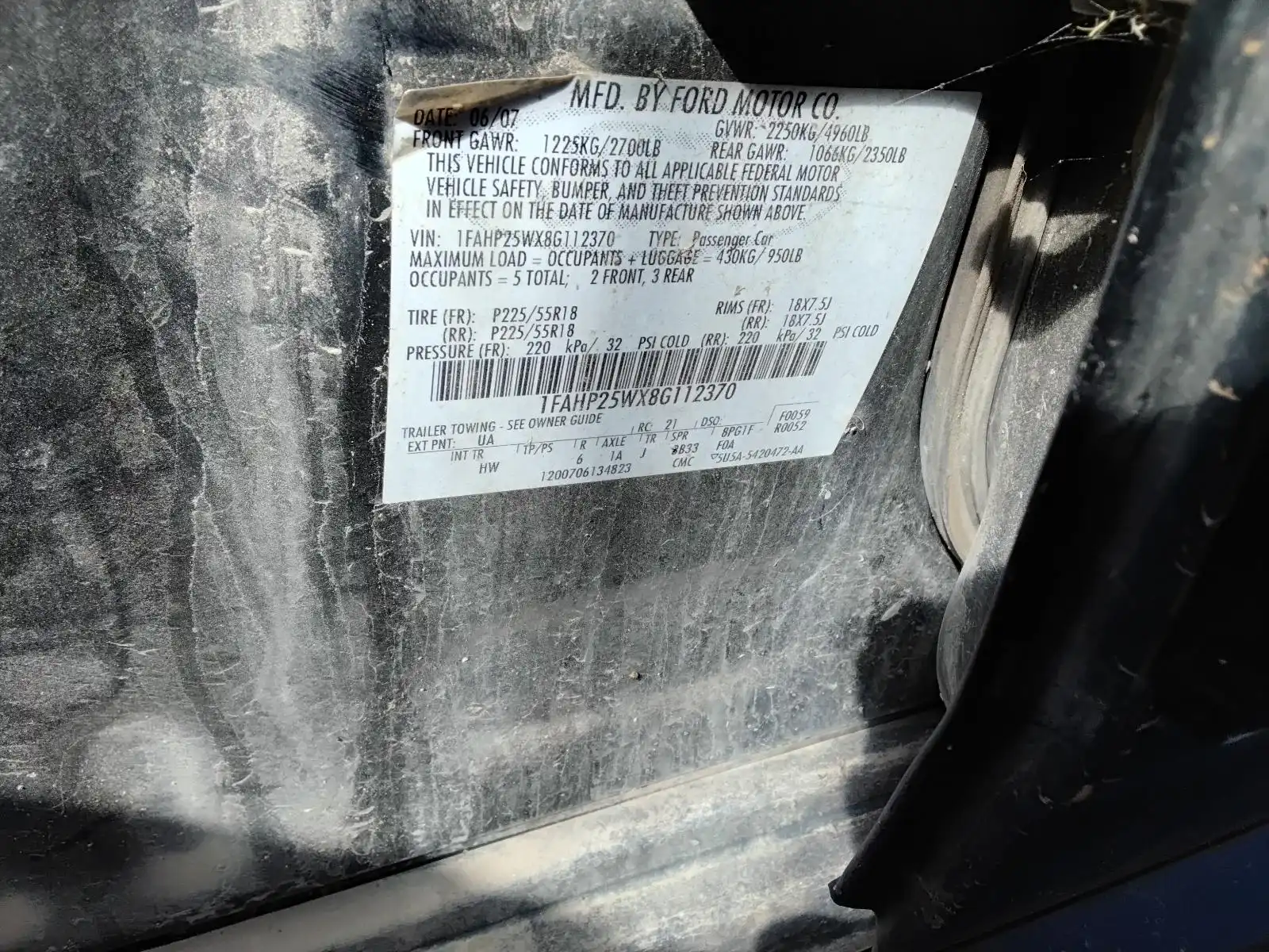 Photo of 2008 Ford Taurus