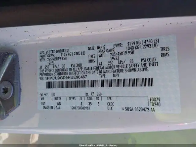 Photo of 2017 Ford Escape