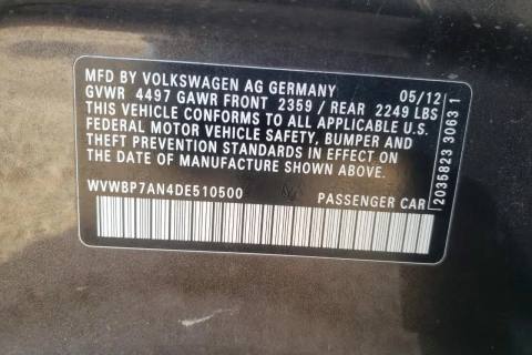 Photo of 2013 Volkswagen Cc