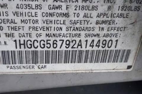 Photo of 2002 Honda Accord