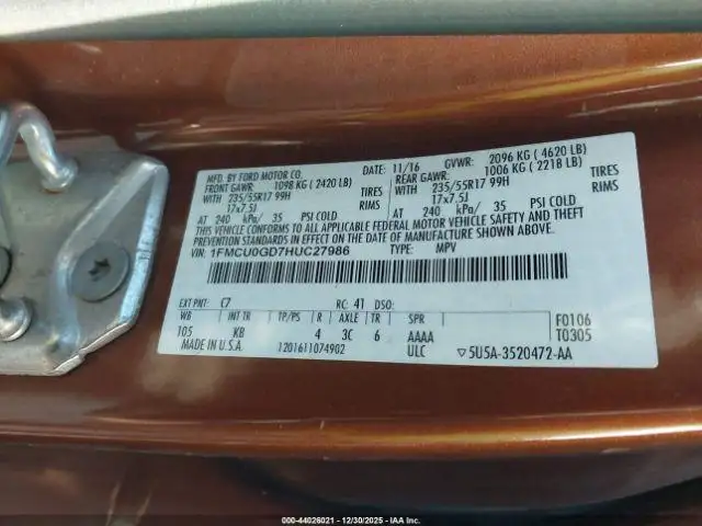 Photo of 2017 Ford Escape