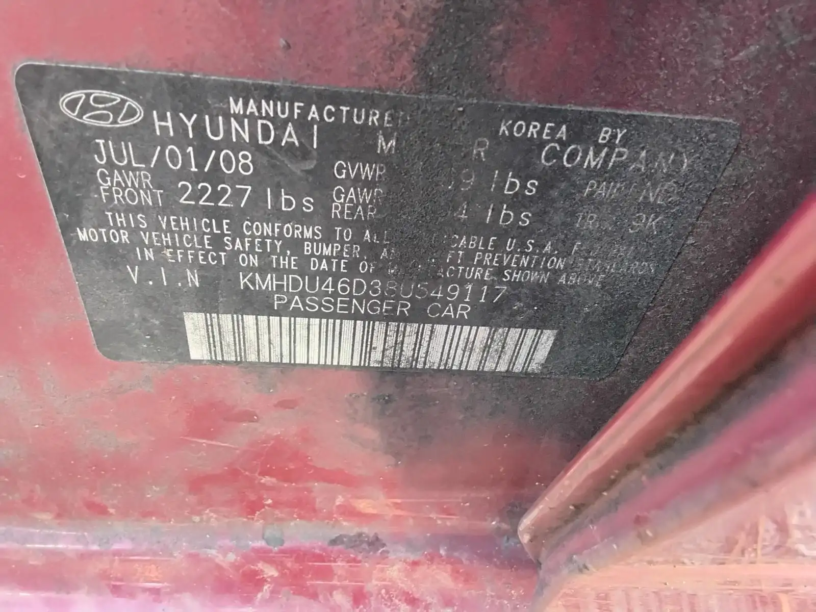 Photo of 2008 Hyundai Elantra