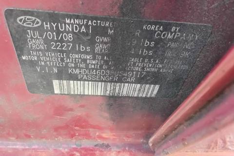 Photo of 2008 Hyundai Elantra