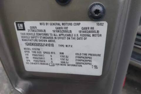 Photo of 2003 Gmc Yukon