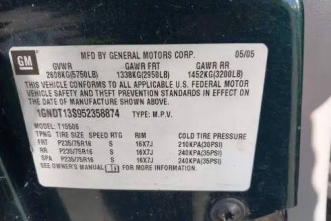 Photo of 2005 Chevrolet Trailblazer