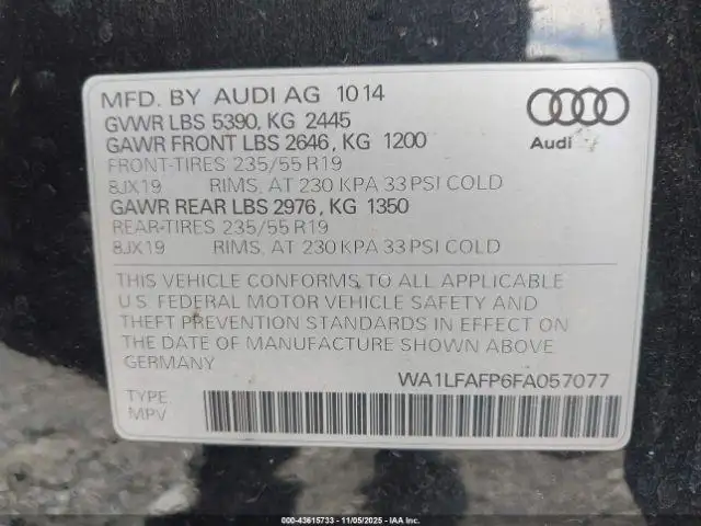 Photo of 2015 Audi Audi Q5