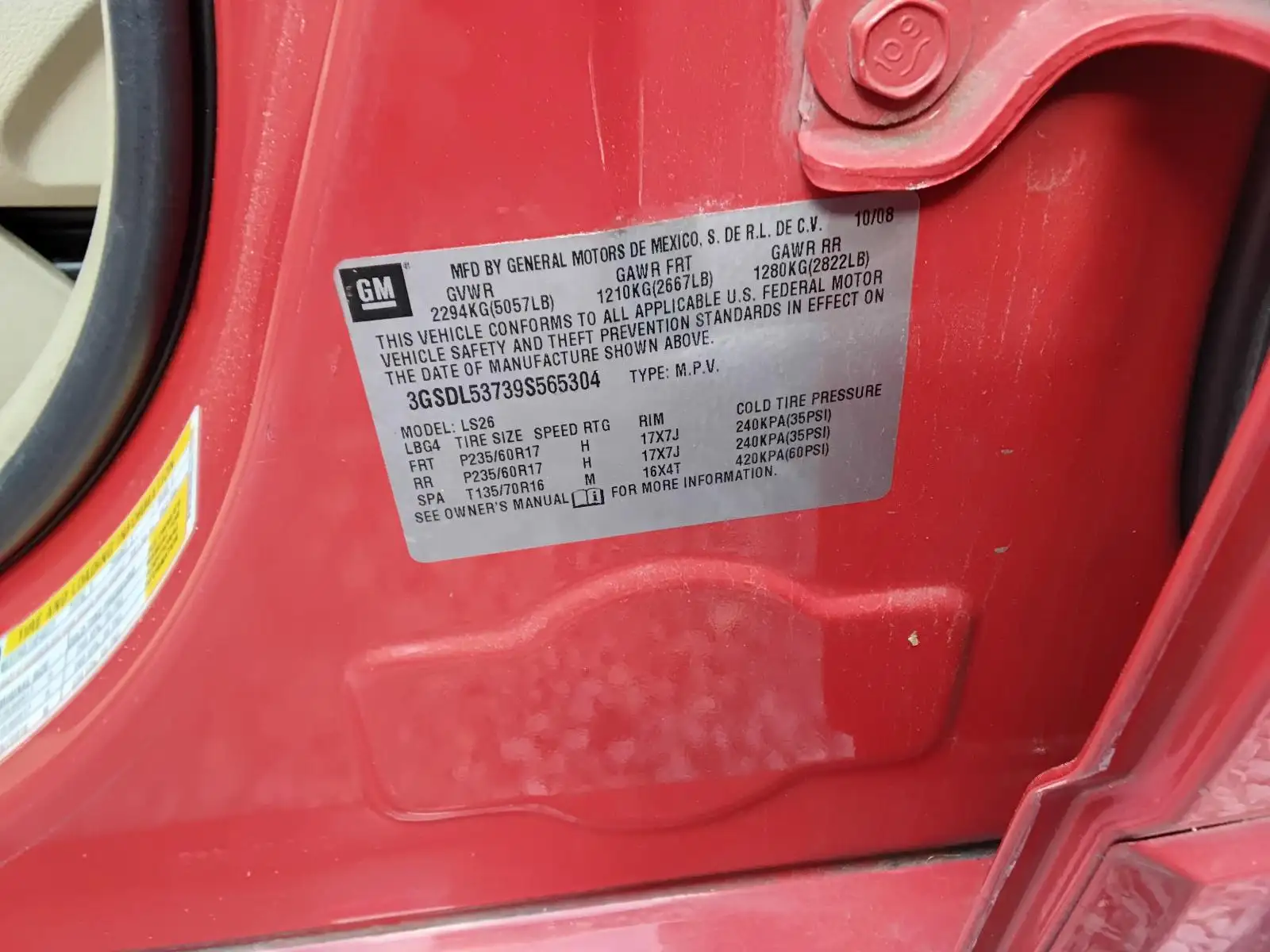 Photo of 2009 Saturn Vue