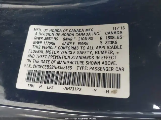 Photo of 2017 Honda Civic