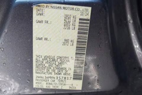 Photo of 2015 Nissan Altima