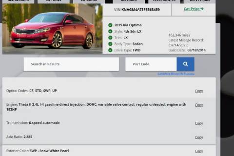 Photo of 2015 Kia Optima