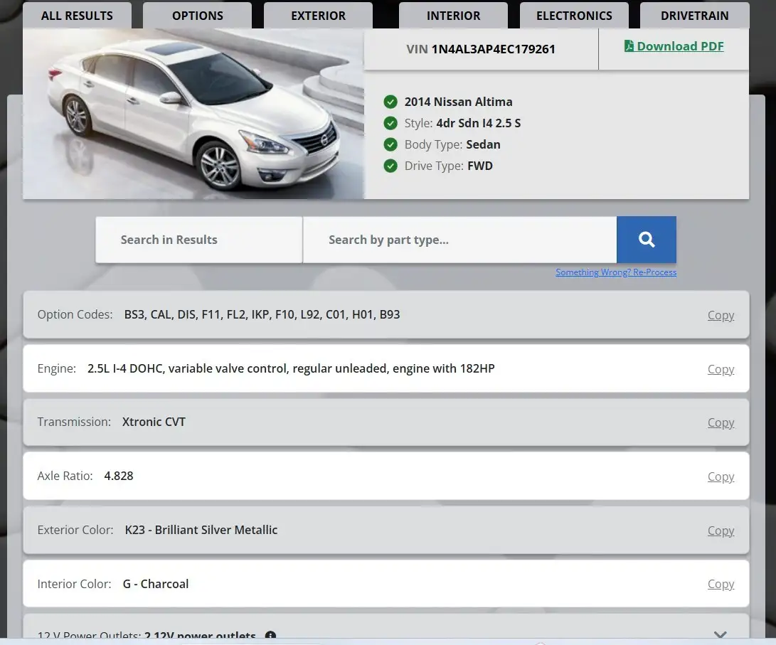 Photo of 2014 Nissan Altima