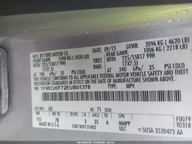 Photo of 2014 Ford Escape