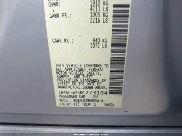 Photo of 2013 Nissan Altima