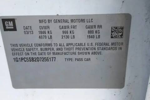 Photo of 2013 Chevrolet Cruze