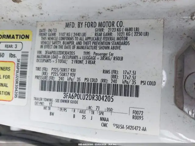 Photo of 2013 Ford Fusion