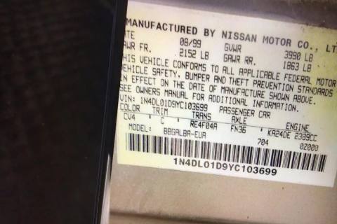 Photo of 2000 Nissan Altima